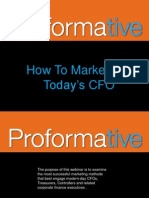 How to Market to Todays C-Level Corporate Finance Executives