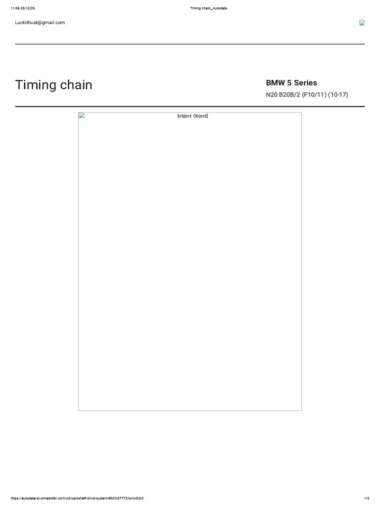 Timing Chain - Autodata | PDF | Gear | Screw