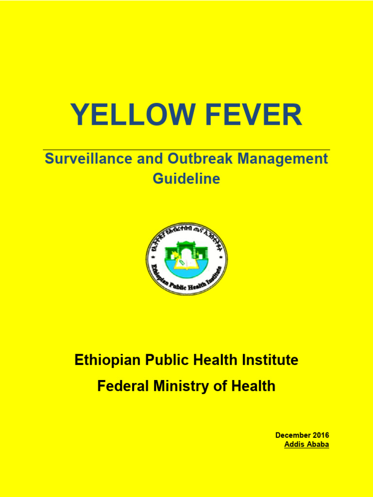 YF Surveillance and Outbreak Management Guideline | PDF | Yellow Fever ...