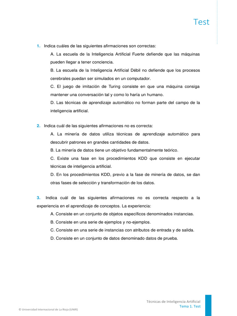 Preguntas Test | PDF | Python (lenguaje de programación ...