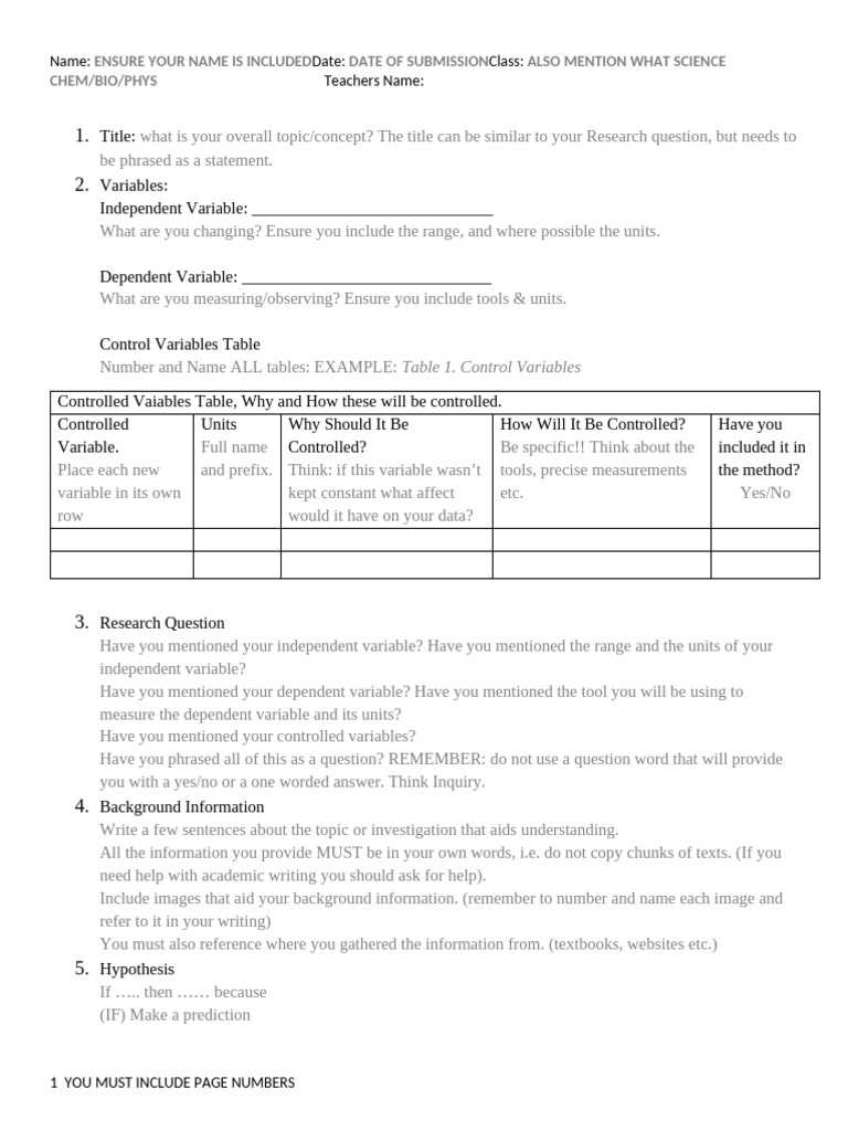 Lab Report Template | PDF | Experiment | Citation