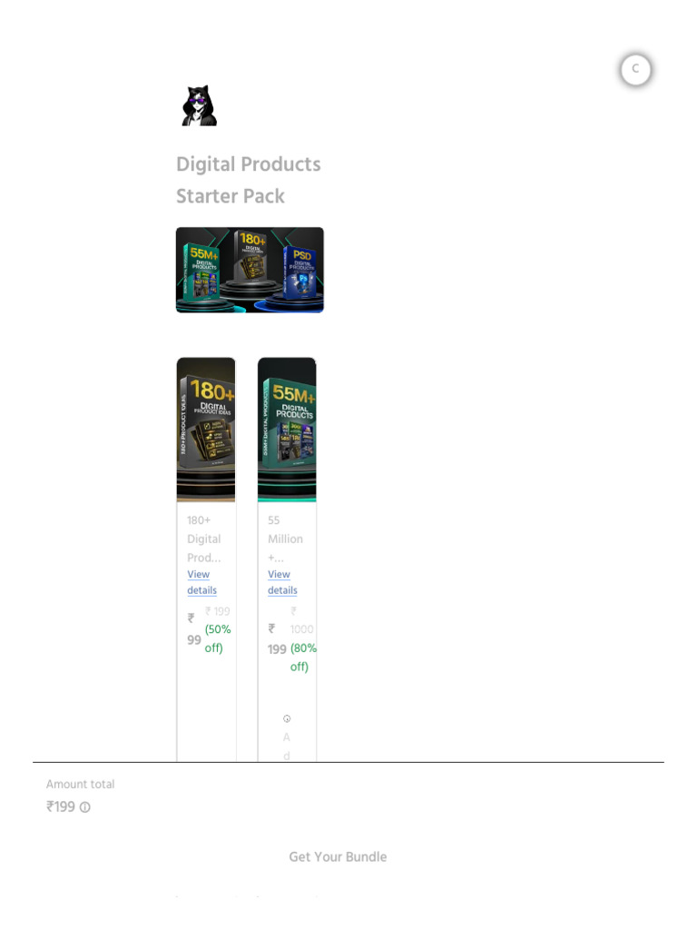 Digital Products Starter Pack | PDF