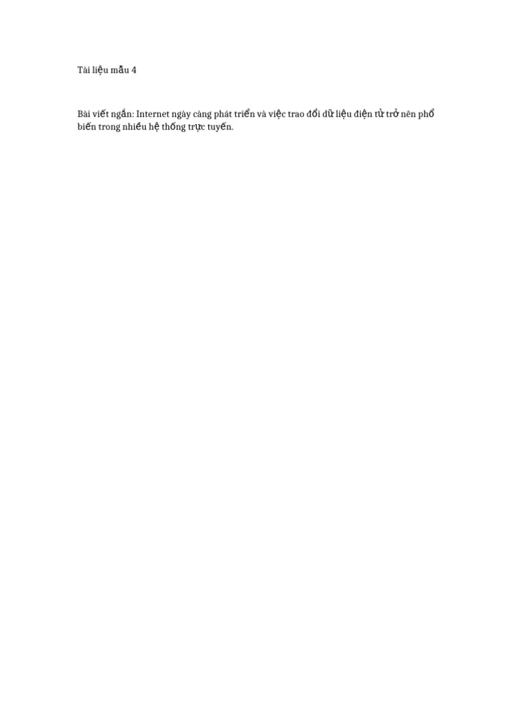 Sample Document 4 | PDF