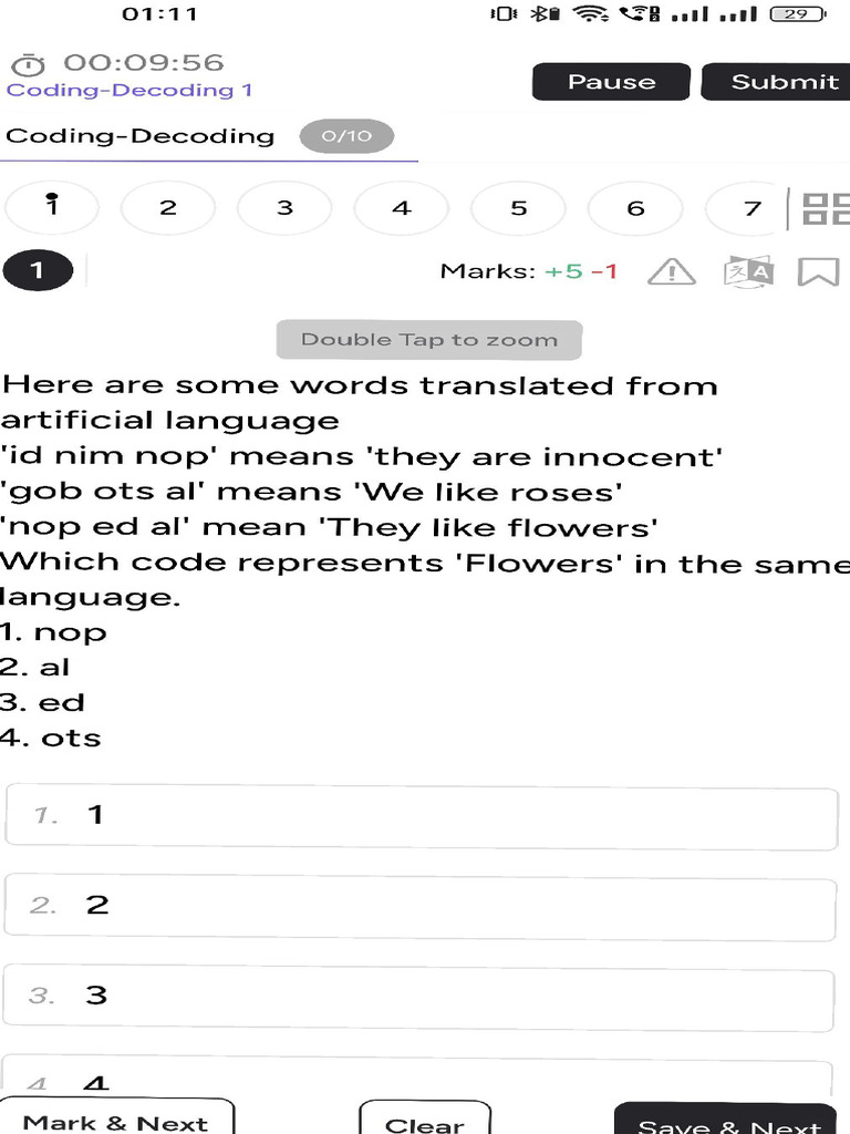 Coding Decoding QB | PDF
