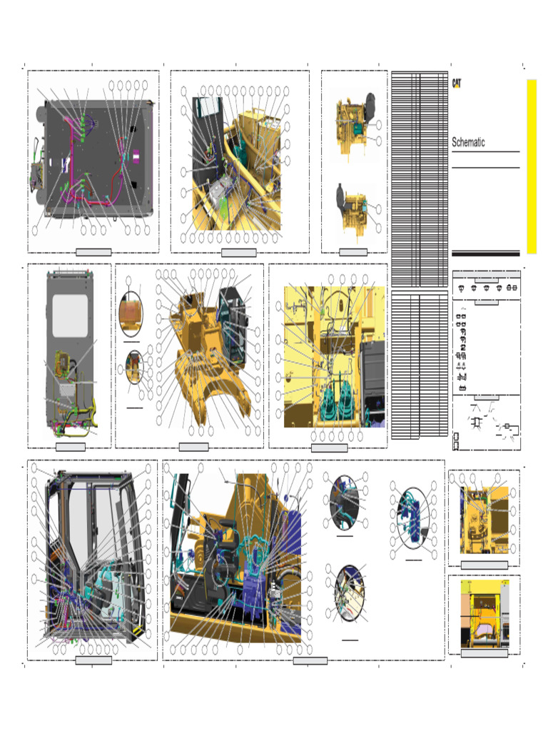 Diagrama Electrico de Excavadora 345 | PDF | Motor Vehicle ...
