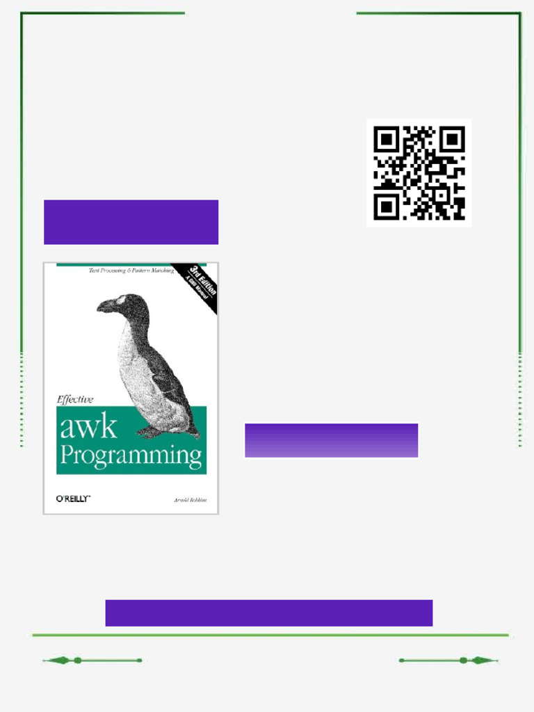 Effective Awk Programming 3rd Ed Edition Arnold Robbins Ebook Testbank ...