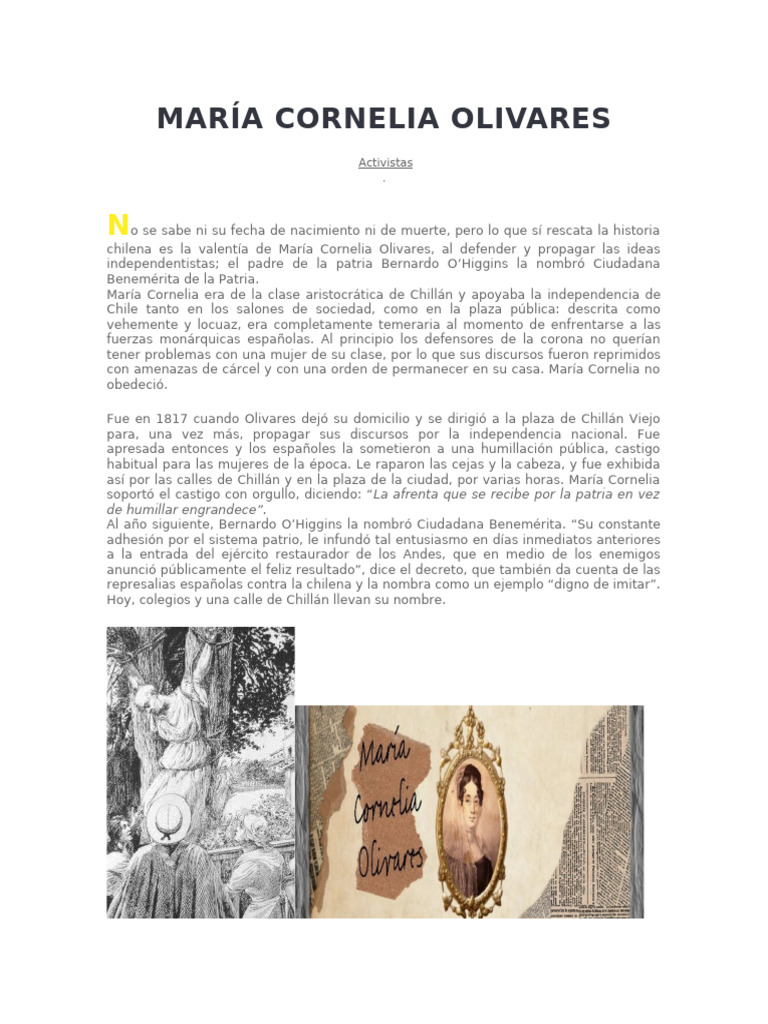 María Cornelia Olivares | PDF