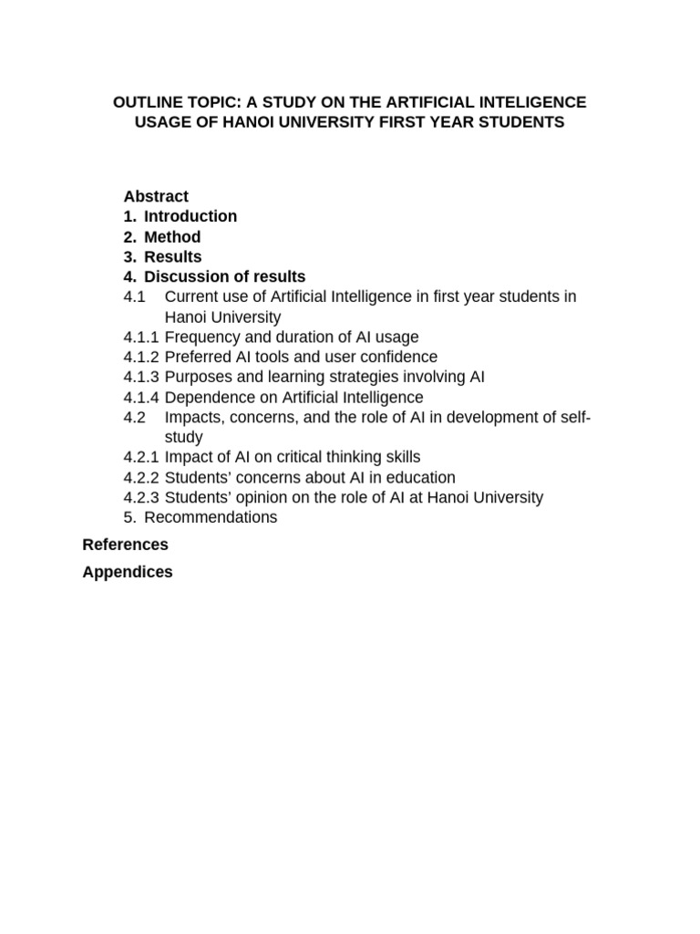 Outline Topic | PDF