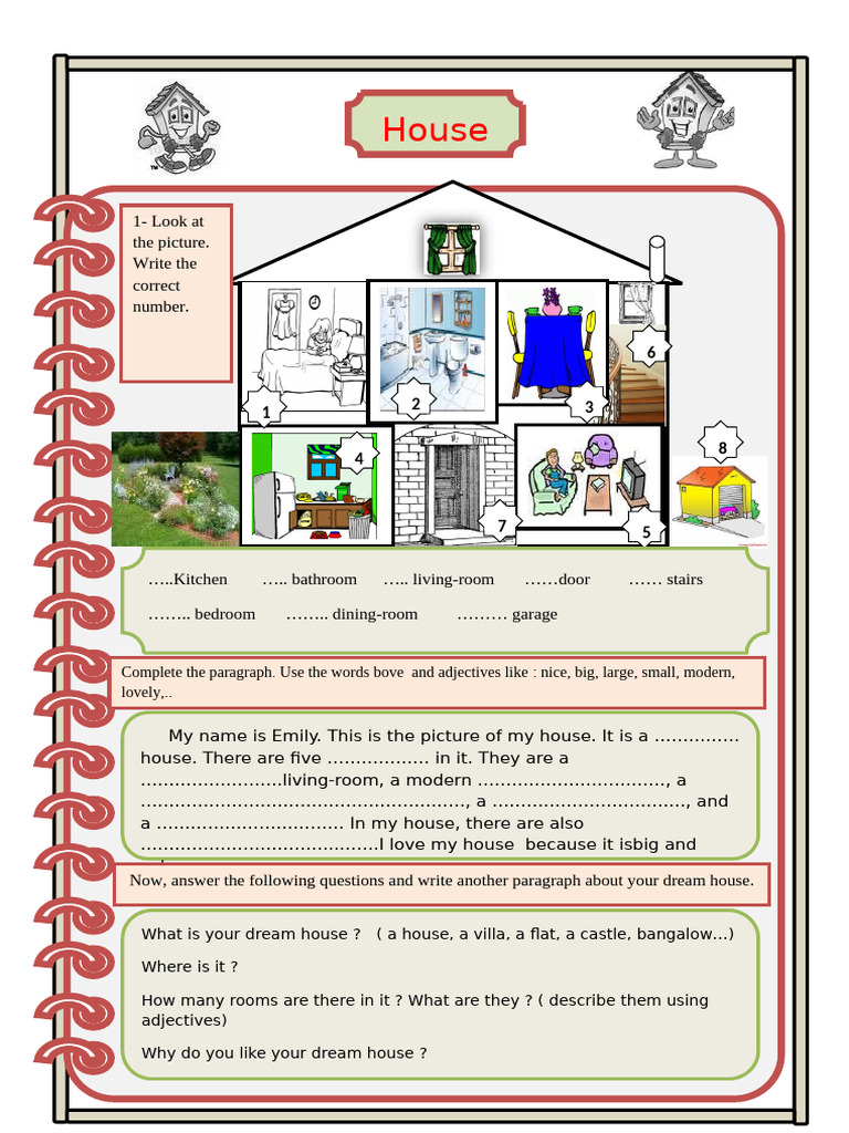 House Fun Activities Games 9489 | PDF