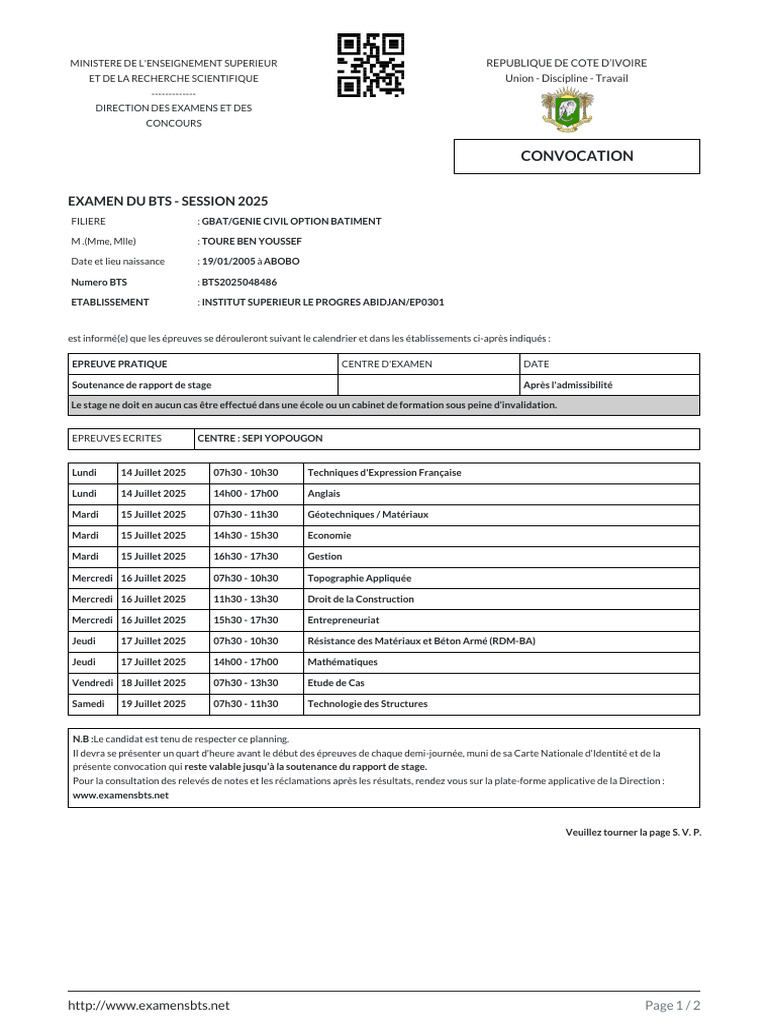 Convocation 2 | PDF