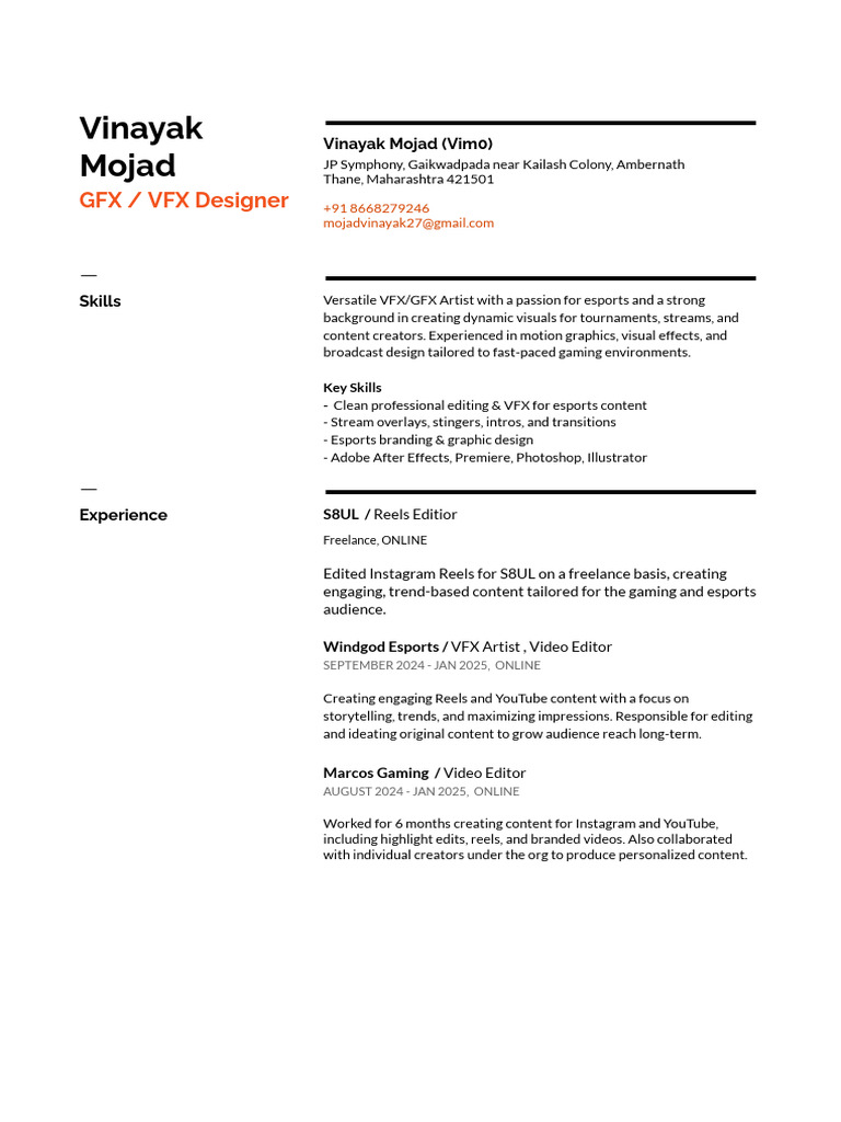 Resume PDF | PDF