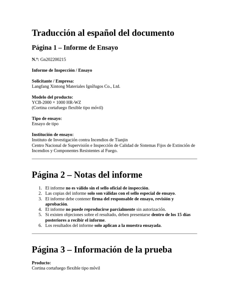 Traducción Al Español Del Documento | PDF