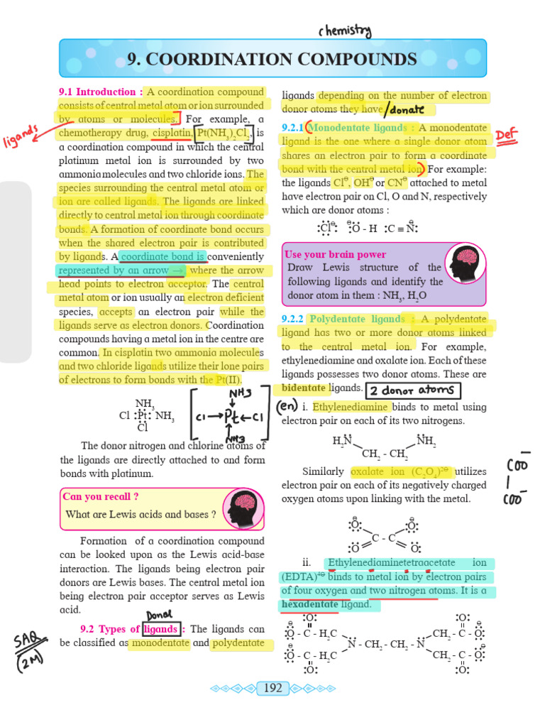 9 Coordination Compounds 231102 133034 | PDF | Coordination Complex ...