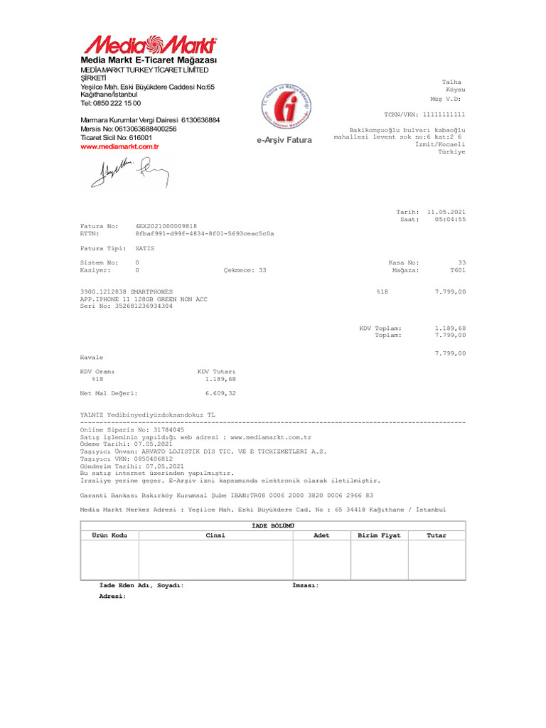Return Label | PDF