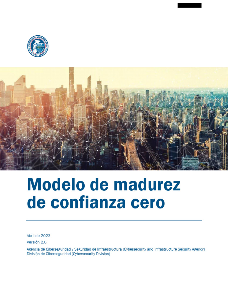 Zero - Trust - Maturity - Model - v2 - 508 (1) - ES | PDF | La ...