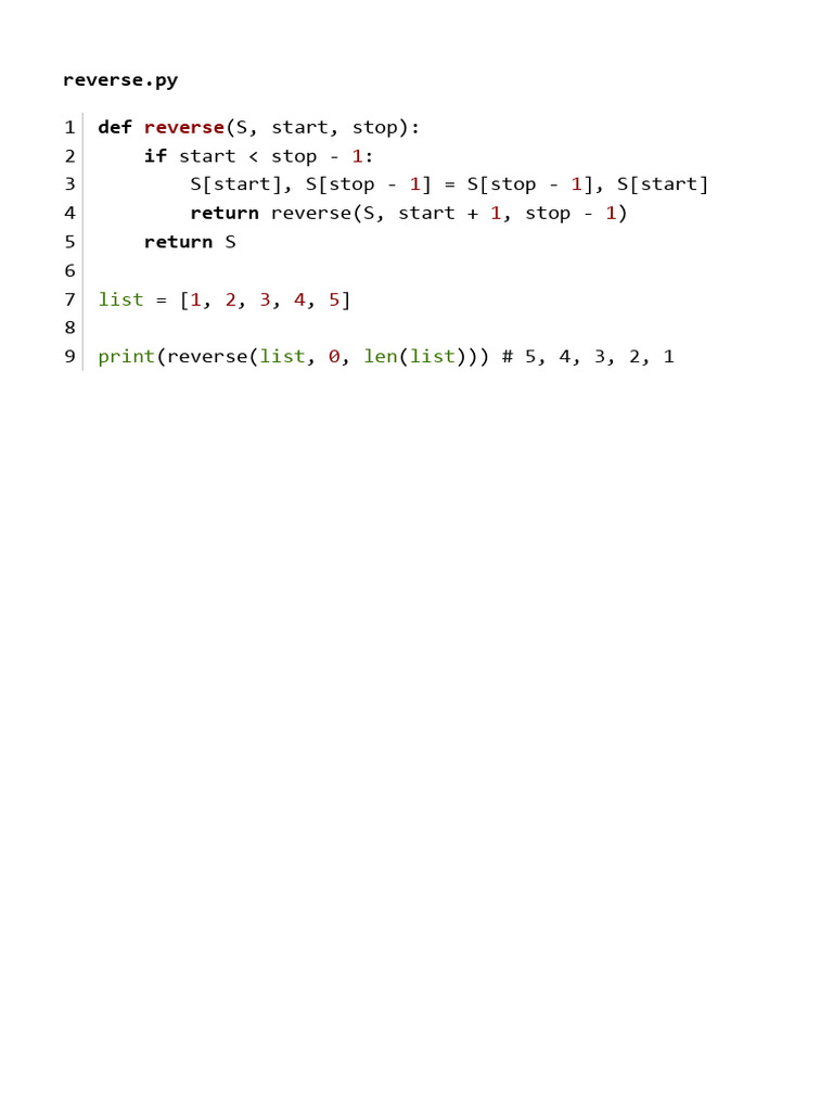 Reverse Array | PDF