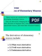 3-1 Derivatives of Elementary Weaves