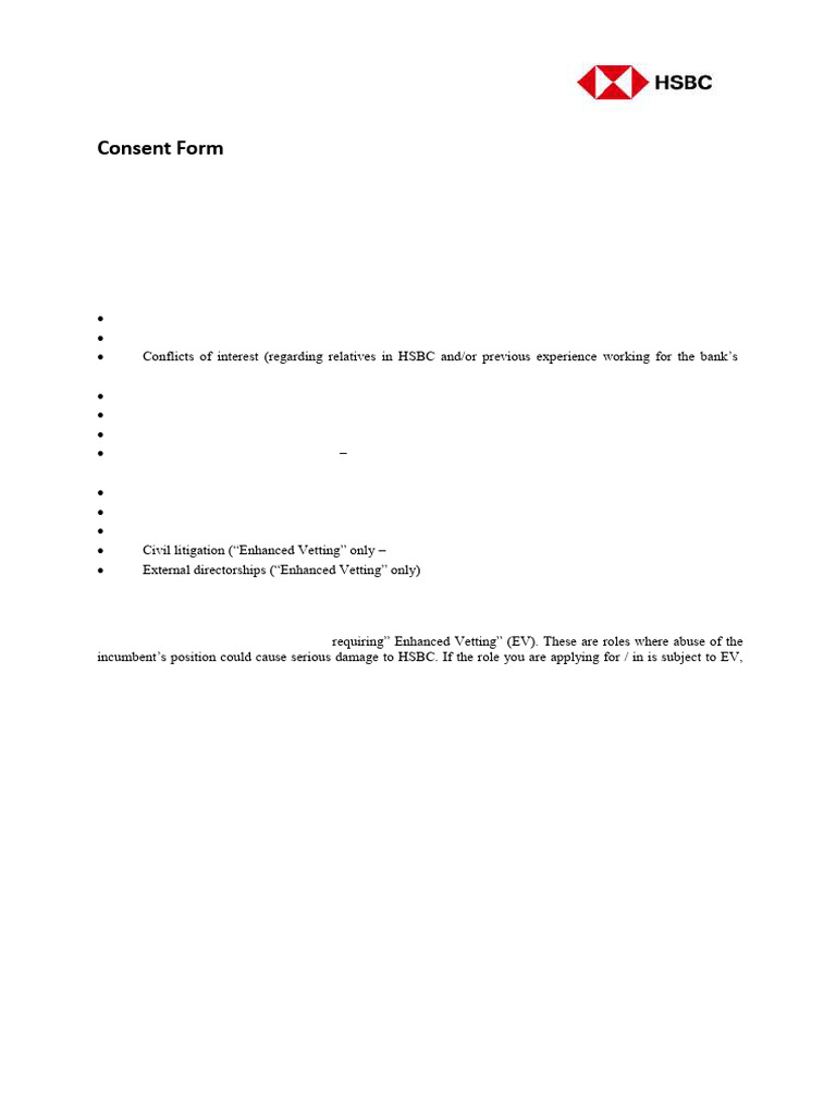 Declaration Form For BGV - Encrypted | PDF | Background Check ...