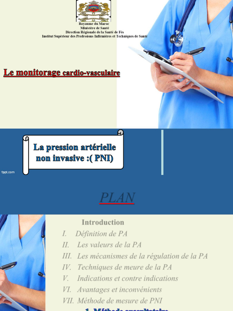 Monitorage de La Pression Arterielle Non Invasive | PDF | Tension ...