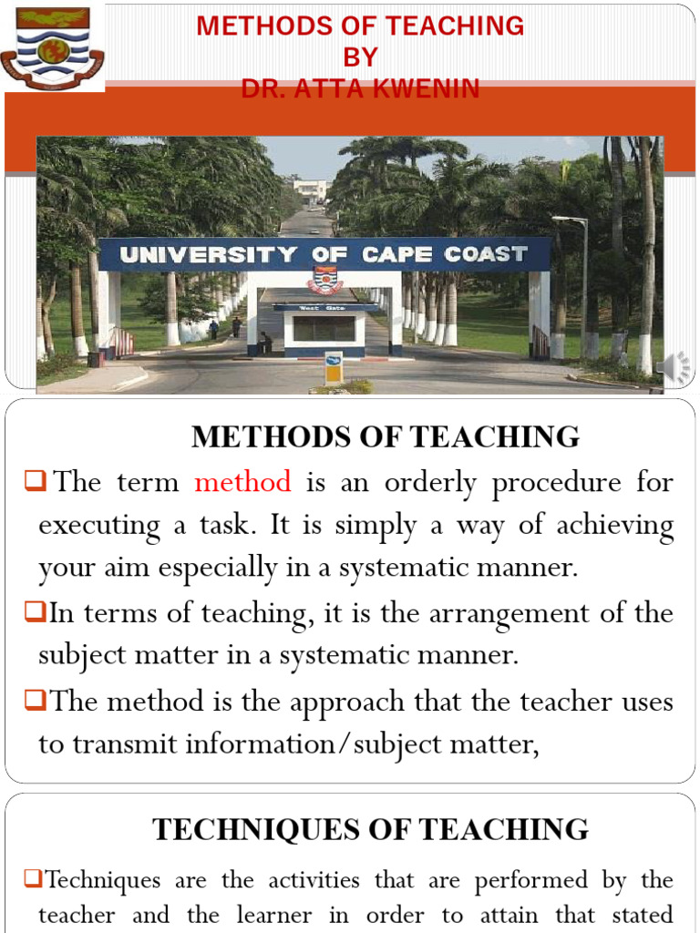 Unit 3, Methods of Teaching | PDF | Reading Comprehension | Teachers