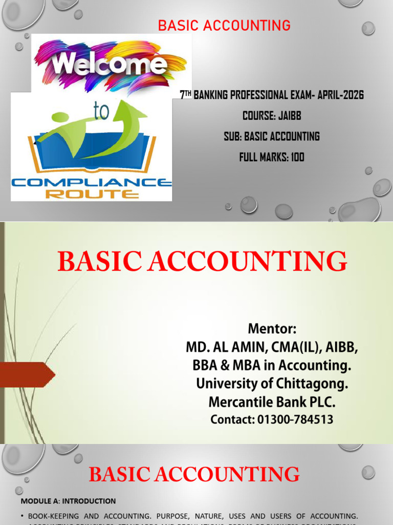 BASIC ACCOUNTING-c1 | PDF | Debits And Credits | International ...