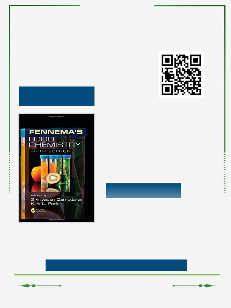 Fennema's Food Chemistry Fifth Edition Damodaran Ebook Official Digital ...