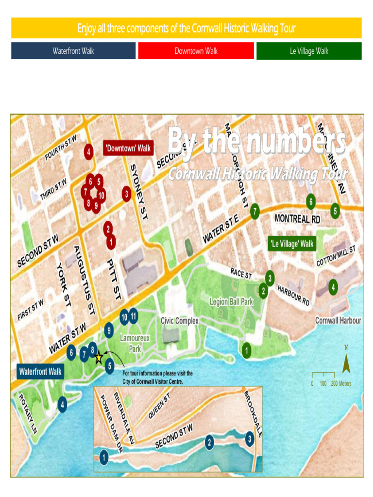 Cornwall Historic Walking Tour Map 1 | PDF