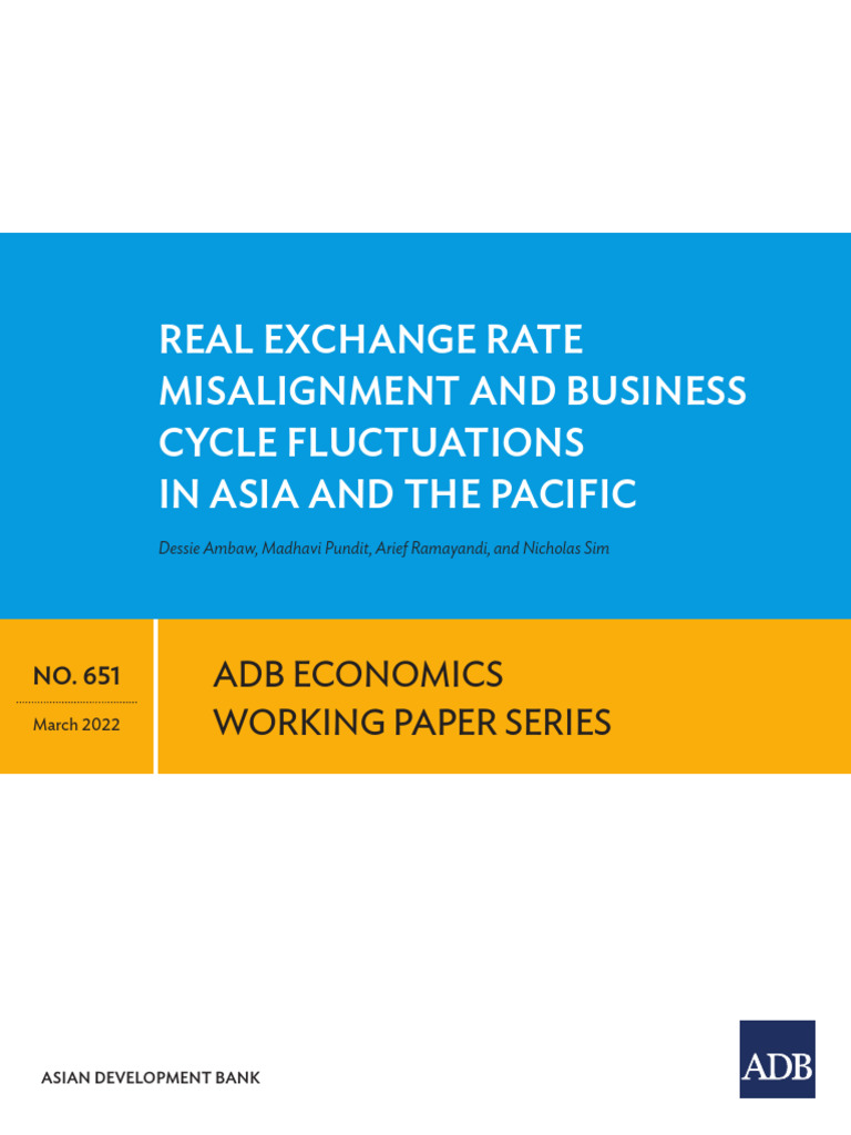 Real Exchange Rate Misalignment and Business Cycle Fluctuations in Asia ...