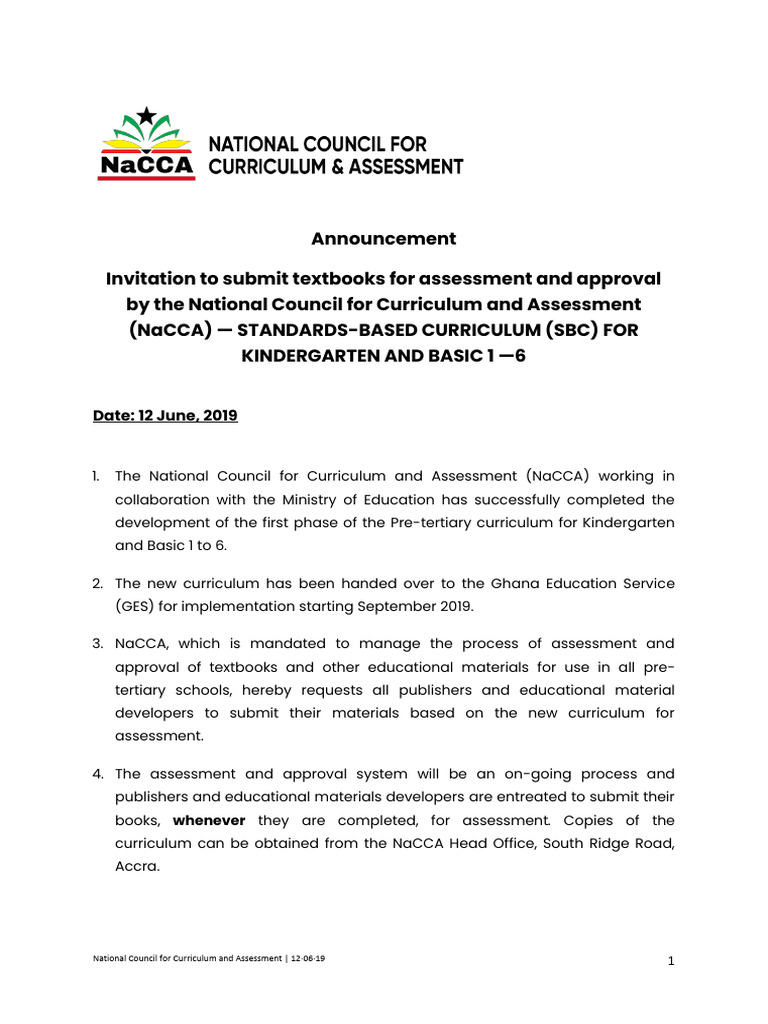 SBC Submission Guidelines Updated | PDF | Educational Assessment ...