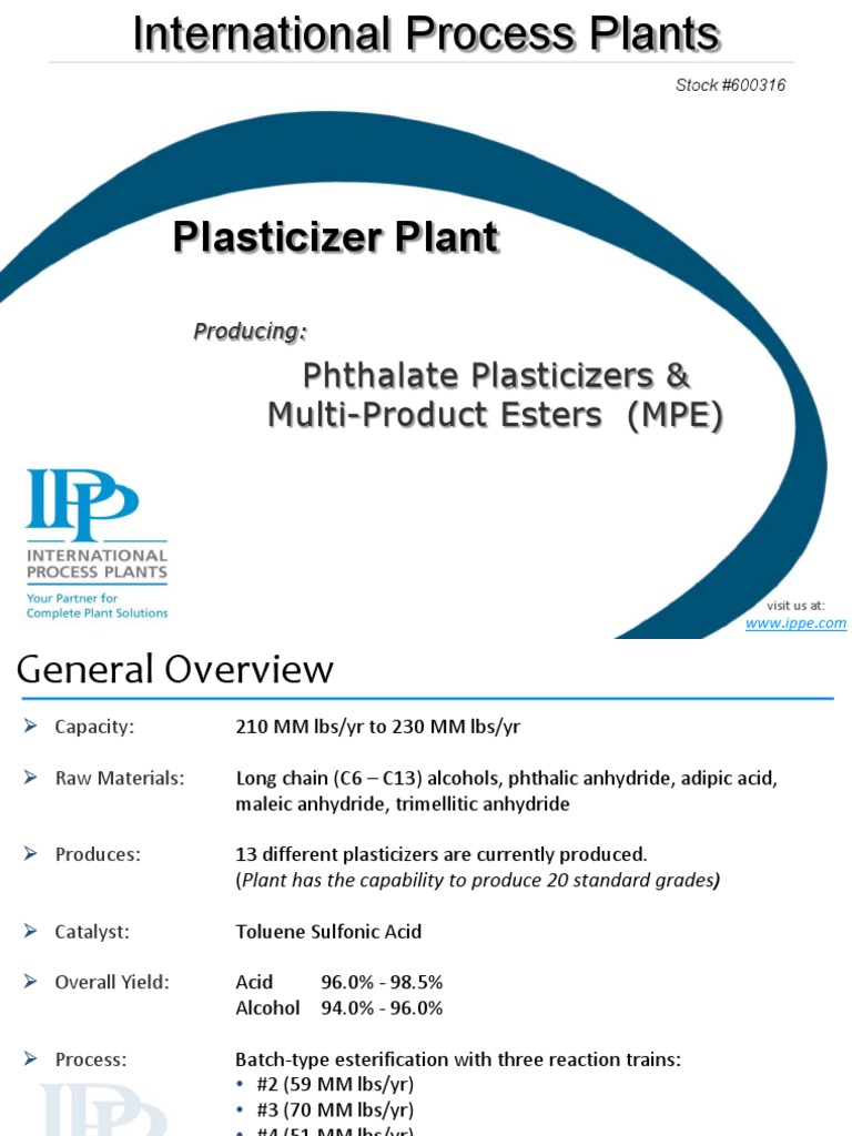 Plasticizer Overview | PDF