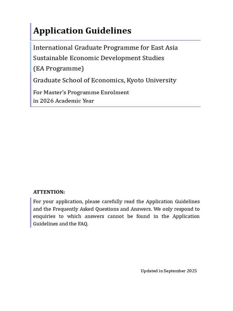 Application Guidelines | PDF | Test Of English As A Foreign Language ...