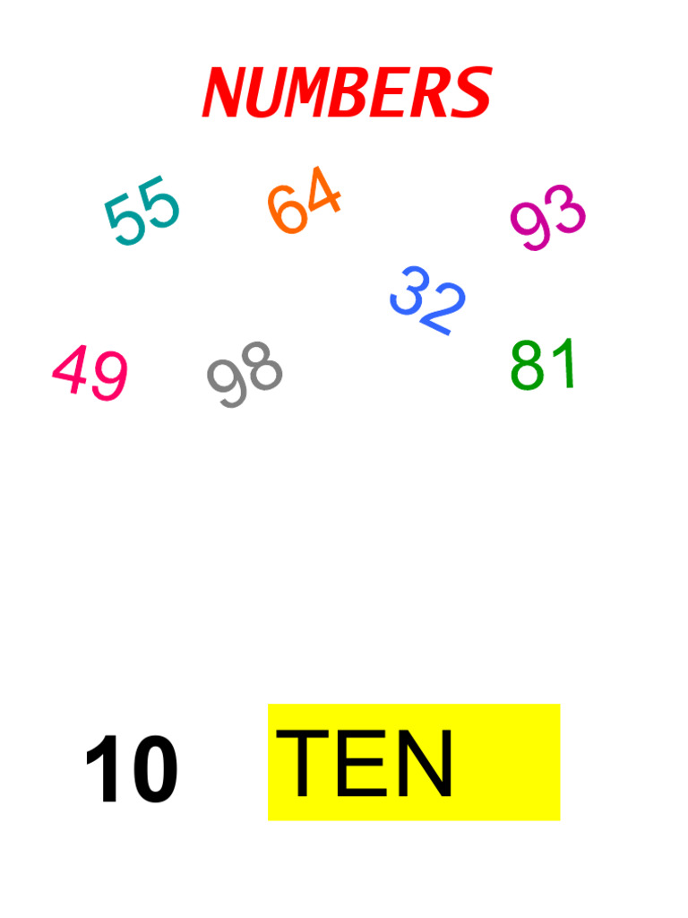 Numbers | PDF