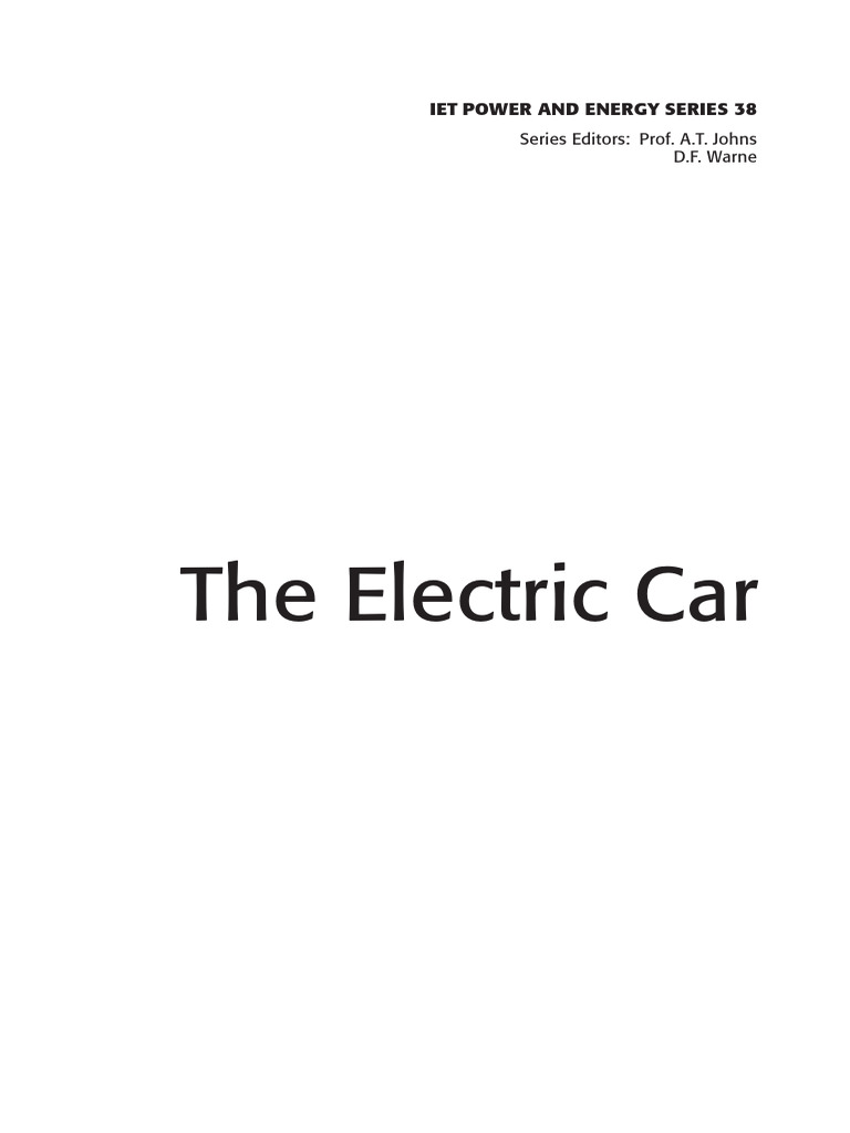 The Electric Car | PDF | Hybrid Vehicle | Hybrid Electric Vehicle