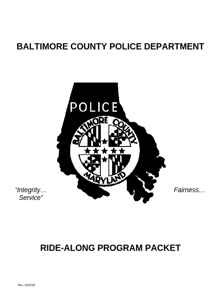 Ride-Along Application and Packet | PDF | Indemnity | Police