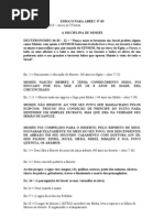 A Disciplina de Moises