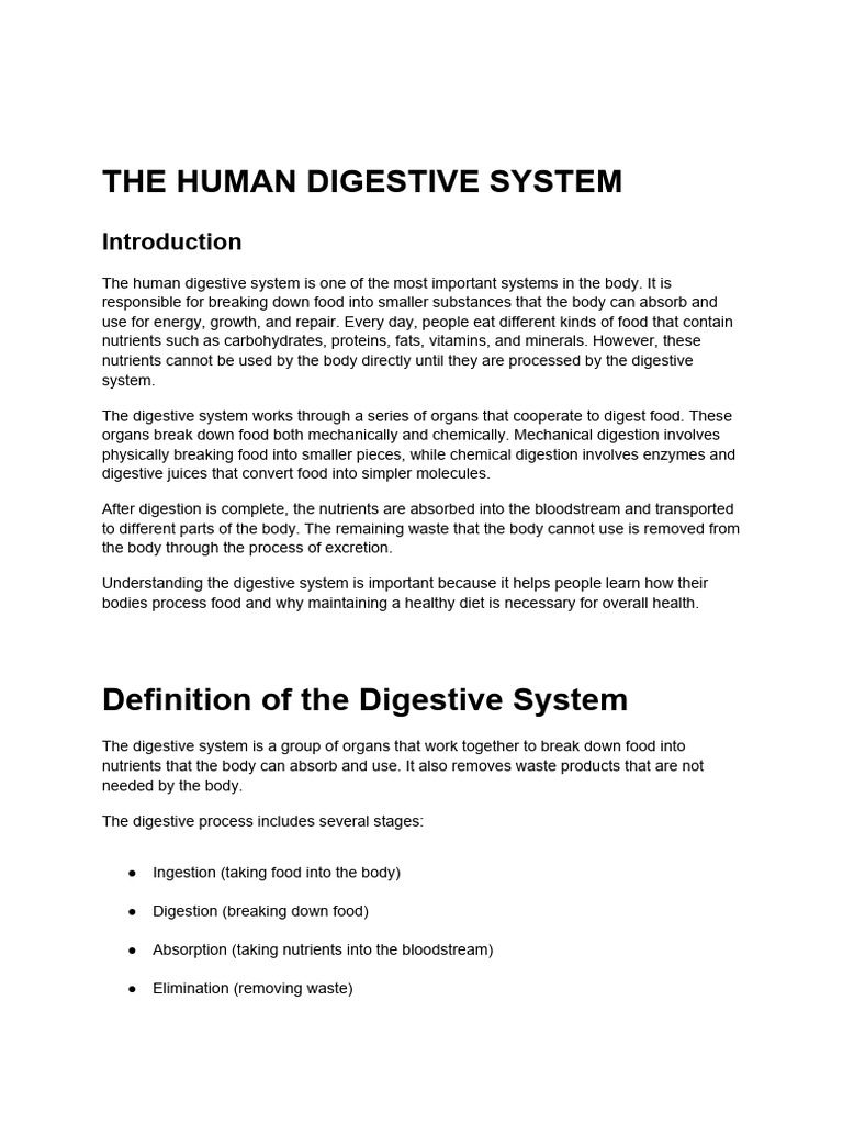 Human Digestives - PDF 2 | PDF | Digestion | Human Digestive System
