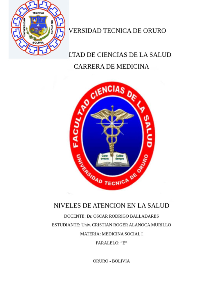 Niveles de Atencion en La Salud | PDF | Hospital | Especialidades Medicas