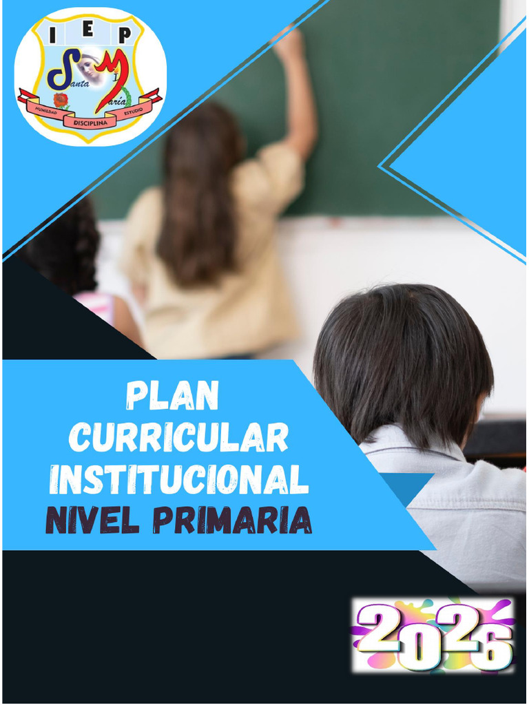 Plan Curricular Institucional - Iep Smi - Nivel Primaria 2026 | PDF ...