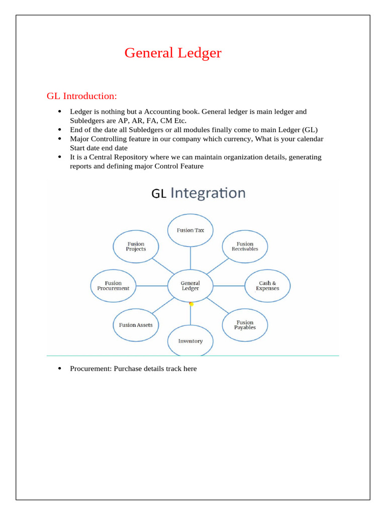 General Ledger 1 | PDF