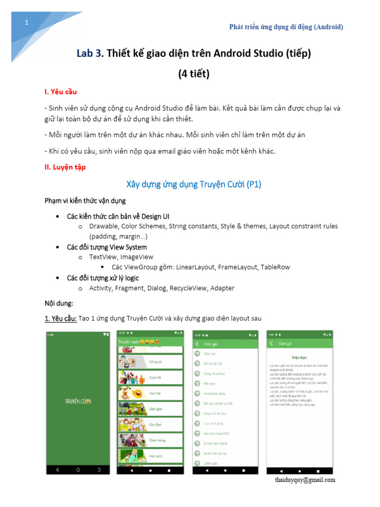 Lab 03 - UI Design | PDF