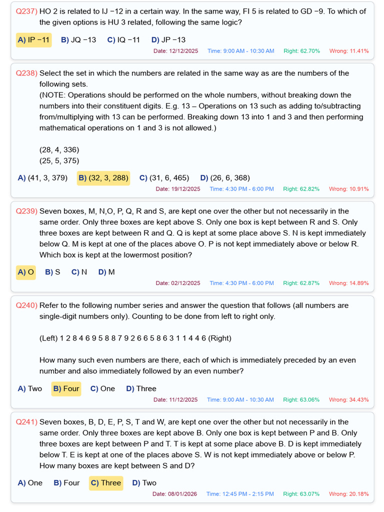 Intellig e Reasoning Part 2 | PDF