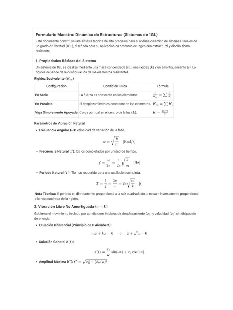 Formulas 1 | PDF