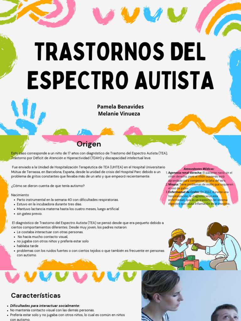 Trastornos Del Espectro Autista | PDF | Autismo | Desorden hiperactivo ...