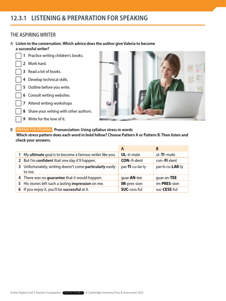 Evolve Digital Level 5 Worksheets 12.3.1 | PDF