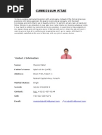 Download NEW Masood Iqbals CV by sincerecheater SN10122290 doc pdf