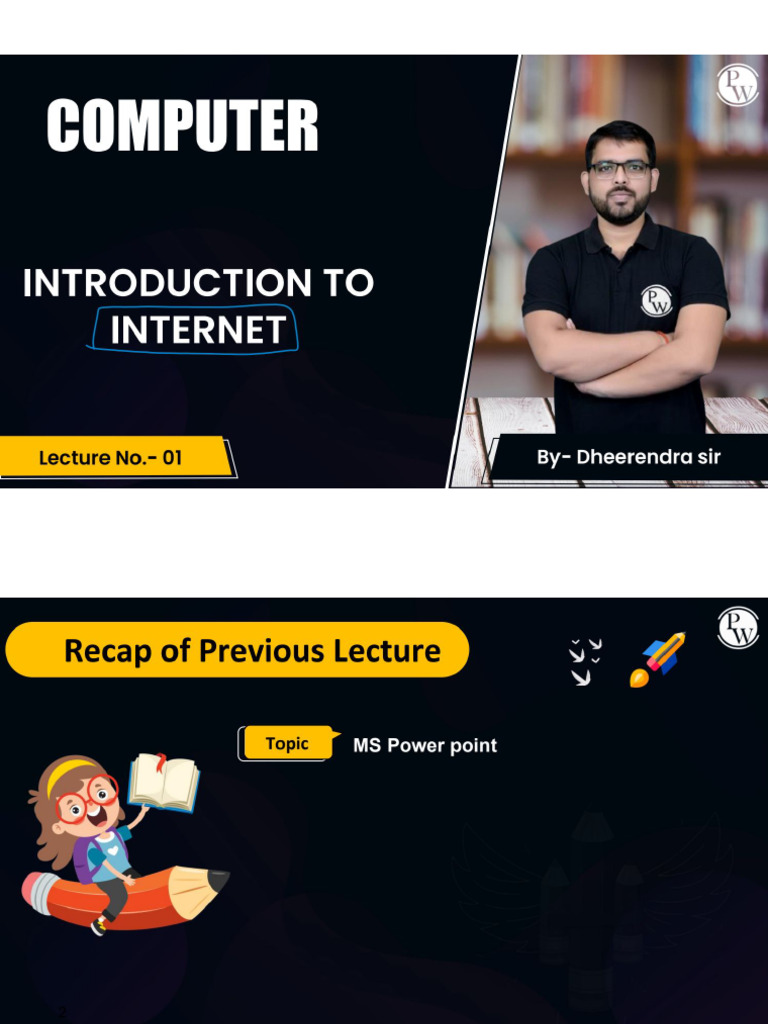 PW-06 Introduction to Internet | PDF