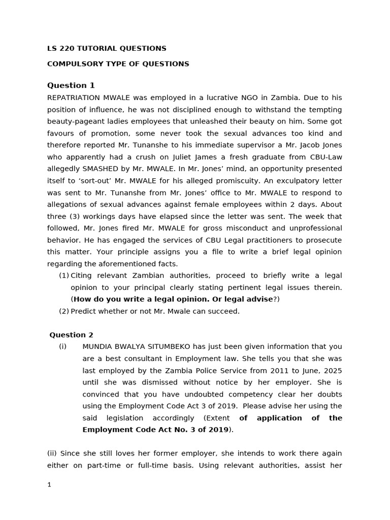 Ls 220 Tutorial Questions-2026 | PDF | Justice | Crime & Violence