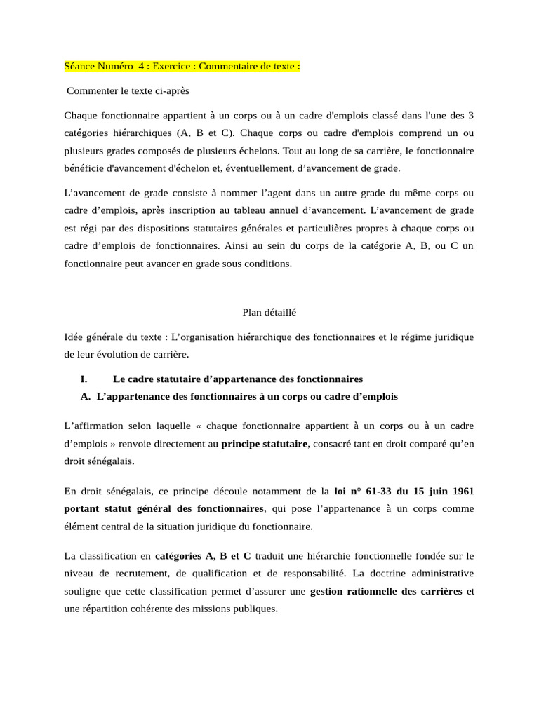 Correction Fiche 4 DFP | PDF | Justice | Crime et violence