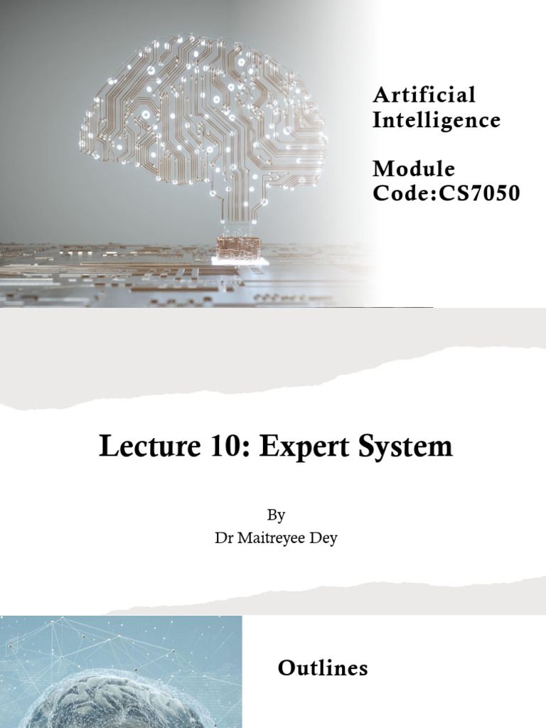 Lecture 10 Expert Systems | PDF | Machine Learning | Inference