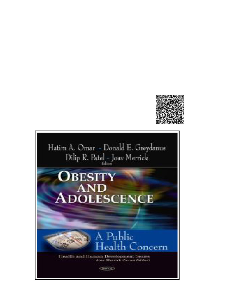 Obesity and Adolescence A Public Health Concern 1st Edition Hatim A ...
